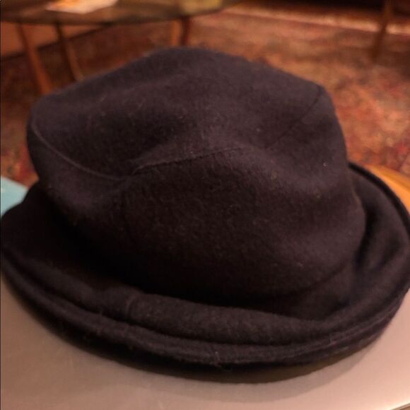 Vintage London Fog Sterling Edition Wool Bowler / Derby Hat in Navy main image 6